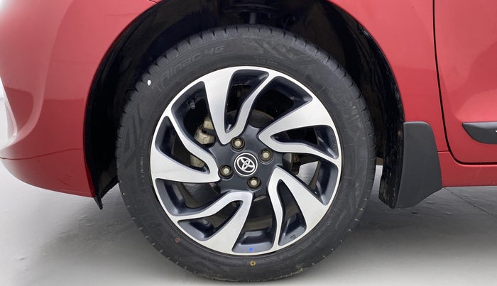 2019 Toyota Glanza V MT PETROL, Petrol, Manual, 49,615 km, Left Front Wheel