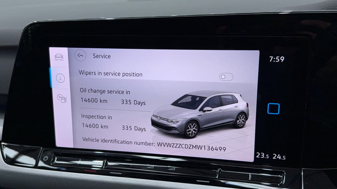2021 Volkswagen Golf 110tsi Life, Automatic, 34745 km, Service History