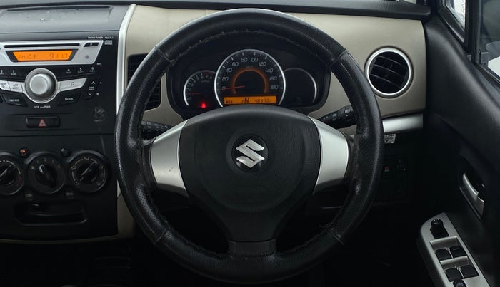2016 Maruti Wagon R 1.0 VXI OPT AMT, Petrol, Automatic, 48,515 km, Steering Wheel Close Up