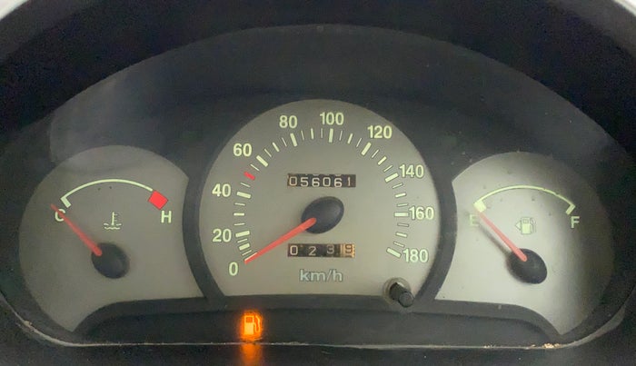 2011 Hyundai Santro Xing GLS, Petrol, Manual, 56,061 km, Odometer Image