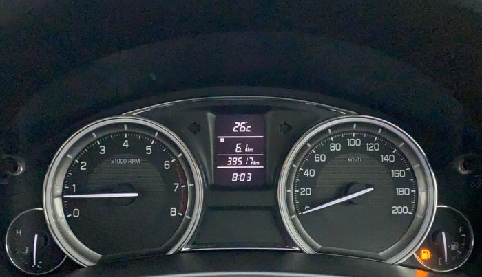 2016 Maruti Ciaz VXI, Petrol, Manual, 39,516 km, Odometer Image