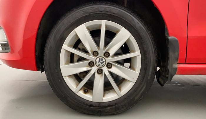 2016 Volkswagen Polo HIGHLINE1.2L, Petrol, Manual, 8,593 km, Left Front Wheel