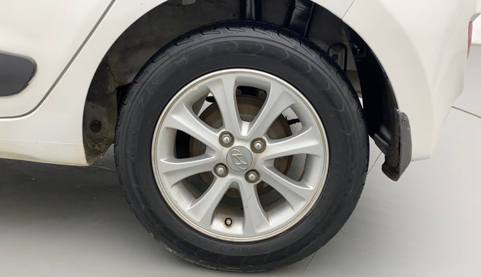 2015 Hyundai Grand i10 ASTA AT 1.2 KAPPA VTVT, Petrol, Automatic, 77,395 km, Left Rear Wheel