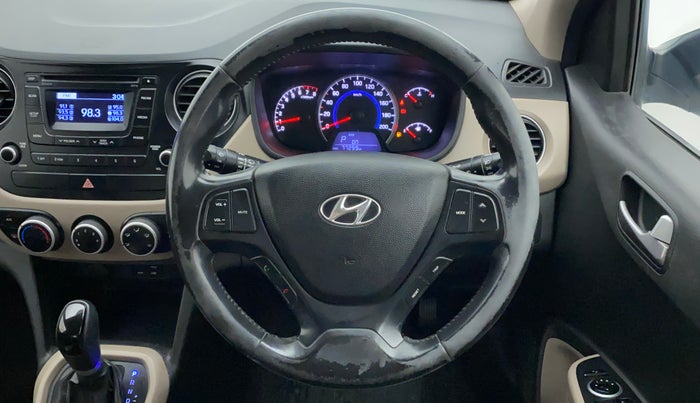 2015 Hyundai Grand i10 ASTA AT 1.2 KAPPA VTVT, Petrol, Automatic, 77,395 km, Steering Wheel Close Up