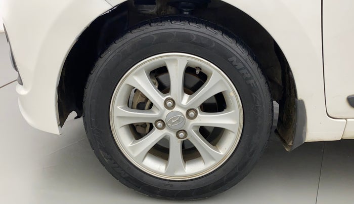2015 Hyundai Grand i10 ASTA AT 1.2 KAPPA VTVT, Petrol, Automatic, 77,395 km, Left Front Wheel