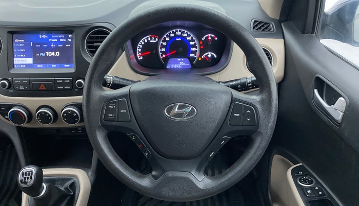 2019 Hyundai Grand i10 SPORTZ 1.2 KAPPA VTVT, Petrol, Manual, 25,012 km, Steering Wheel Close Up