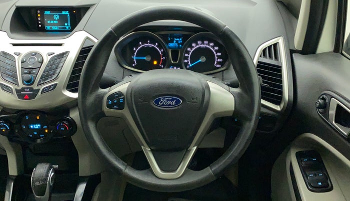 2015 Ford Ecosport TITANIUM 1.5L PETROL AT, Petrol, Automatic, 86,975 km, Steering Wheel Close Up