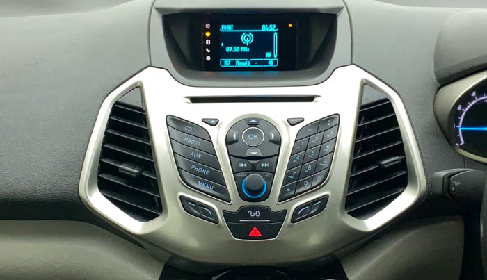 2015 Ford Ecosport TITANIUM 1.5L PETROL AT, Petrol, Automatic, 86,975 km, Infotainment System