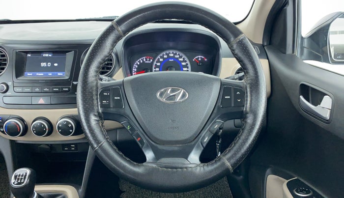 2017 Hyundai Grand i10 SPORTZ 1.2 KAPPA VTVT, Petrol, Manual, 79,770 km, Steering Wheel Close Up