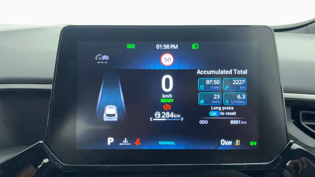 2024 MG Mg3 Hybrid+ Essence, Automatic, 8991 km, Odometer View