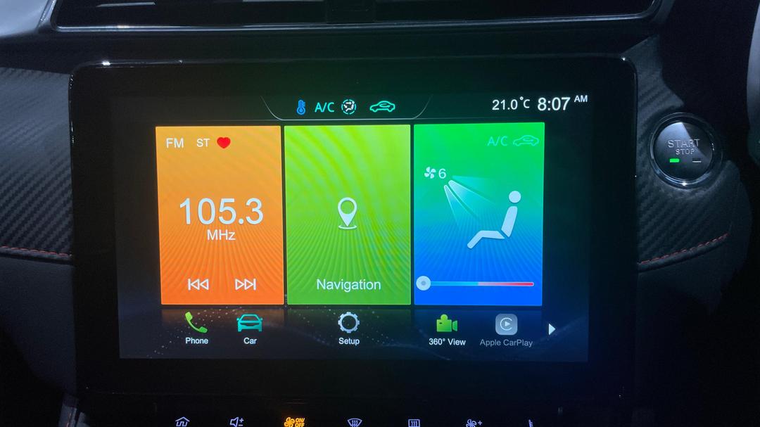 2020 MG Zst Excite, Automatic, 16619 km, Infotainment System