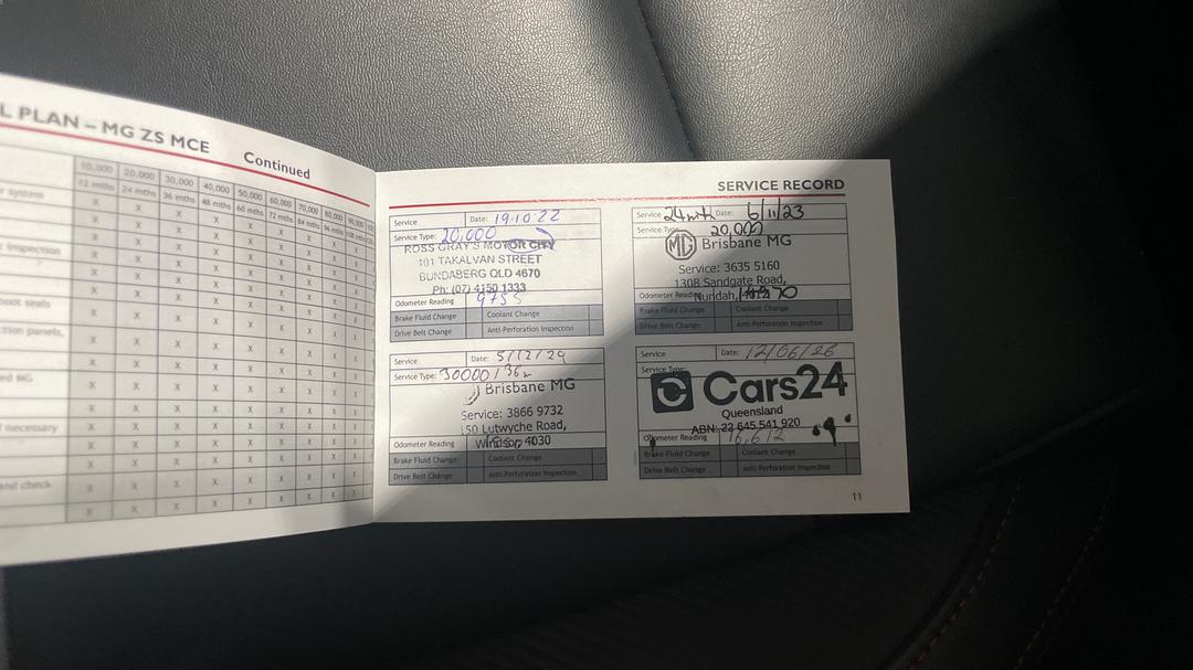 2020 MG Zst Excite, Automatic, 16619 km, Service History