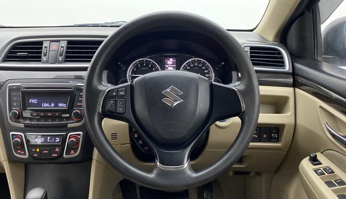 2015 Maruti Ciaz ZXI AT, Petrol, Automatic, 75,642 km, Steering Wheel Close Up