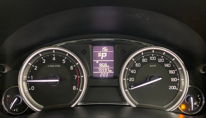 2015 Maruti Ciaz ZXI AT, Petrol, Automatic, 75,642 km, Odometer Image