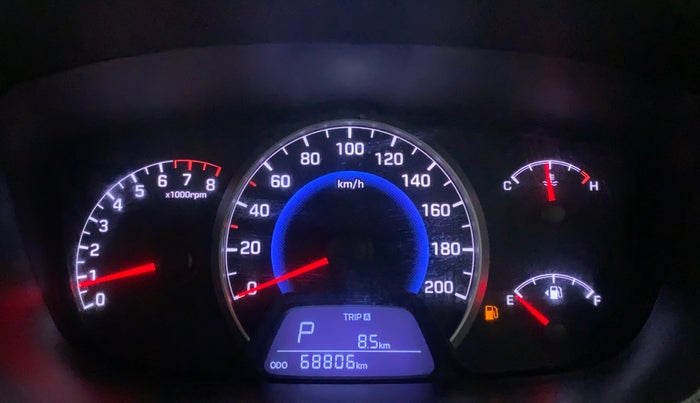 2014 Hyundai Grand i10 ASTA AT 1.2 KAPPA VTVT, Petrol, Automatic, 68,805 km, Odometer Image