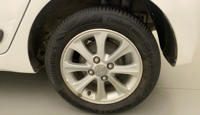 2014 Hyundai Grand i10 ASTA AT 1.2 KAPPA VTVT, Petrol, Automatic, 68,805 km, Left Rear Wheel