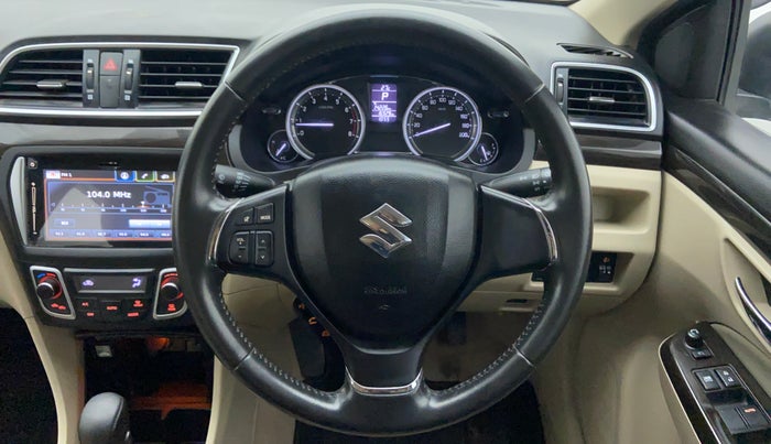 2018 Maruti Ciaz ALPHA 1.4 VVT AMT, Petrol, Automatic, 16,986 km, Steering Wheel Close Up
