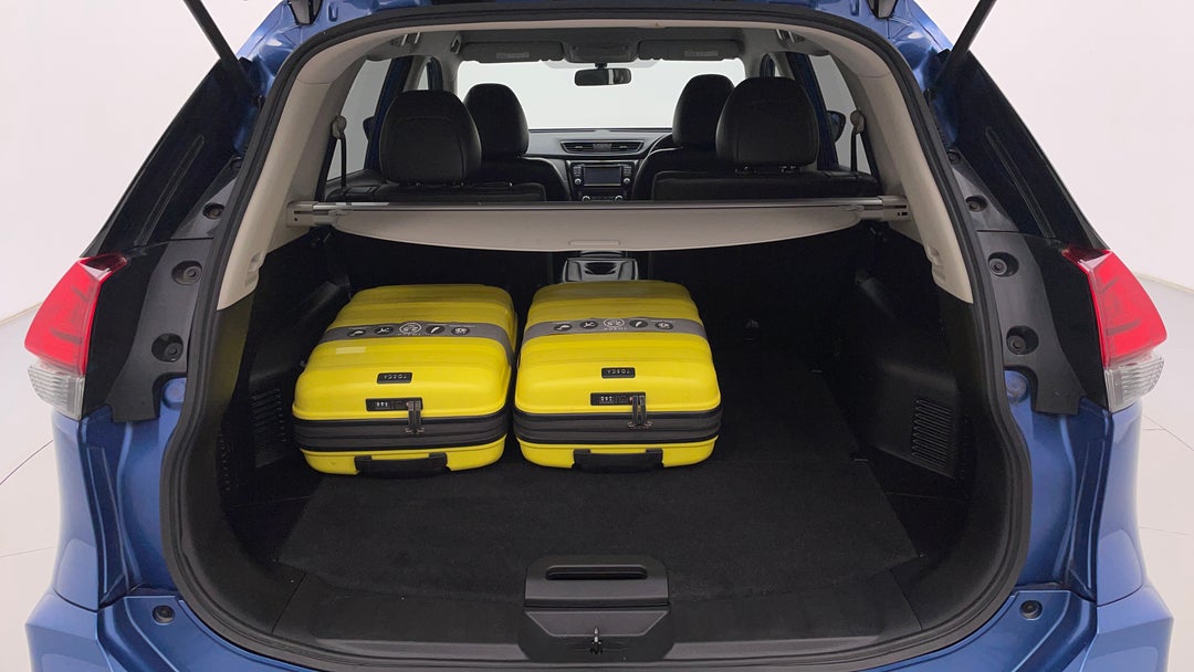 Boot Inside View with Luggage