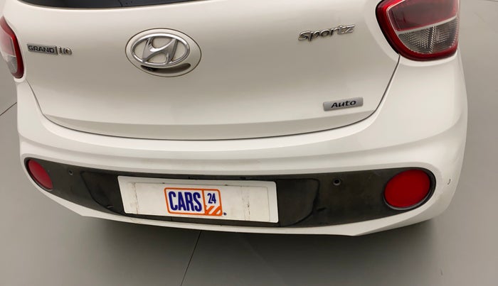 2017 Hyundai Grand i10 SPORTZ (O) AT 1.2 KAPPA VTVT, Petrol, Automatic, 23,315 km, Rear bumper - Minor scratches
