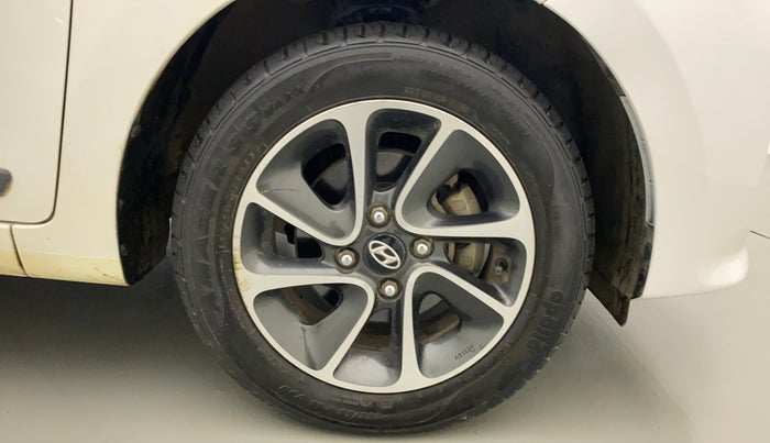 2017 Hyundai Grand i10 SPORTZ (O) AT 1.2 KAPPA VTVT, Petrol, Automatic, 23,315 km, Right Front Wheel