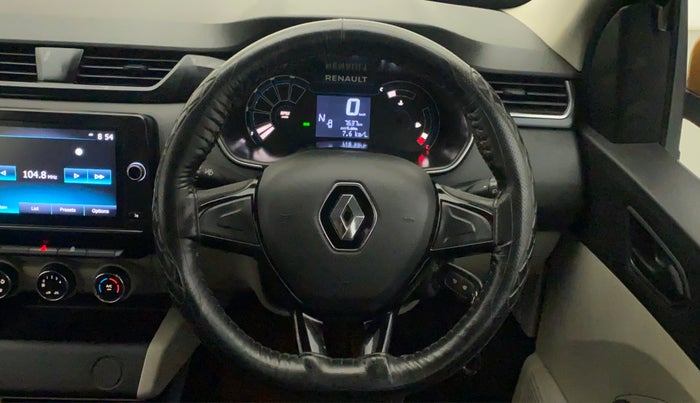 2020 Renault TRIBER RXT AMT, Petrol, Automatic, 7,631 km, Steering Wheel Close Up