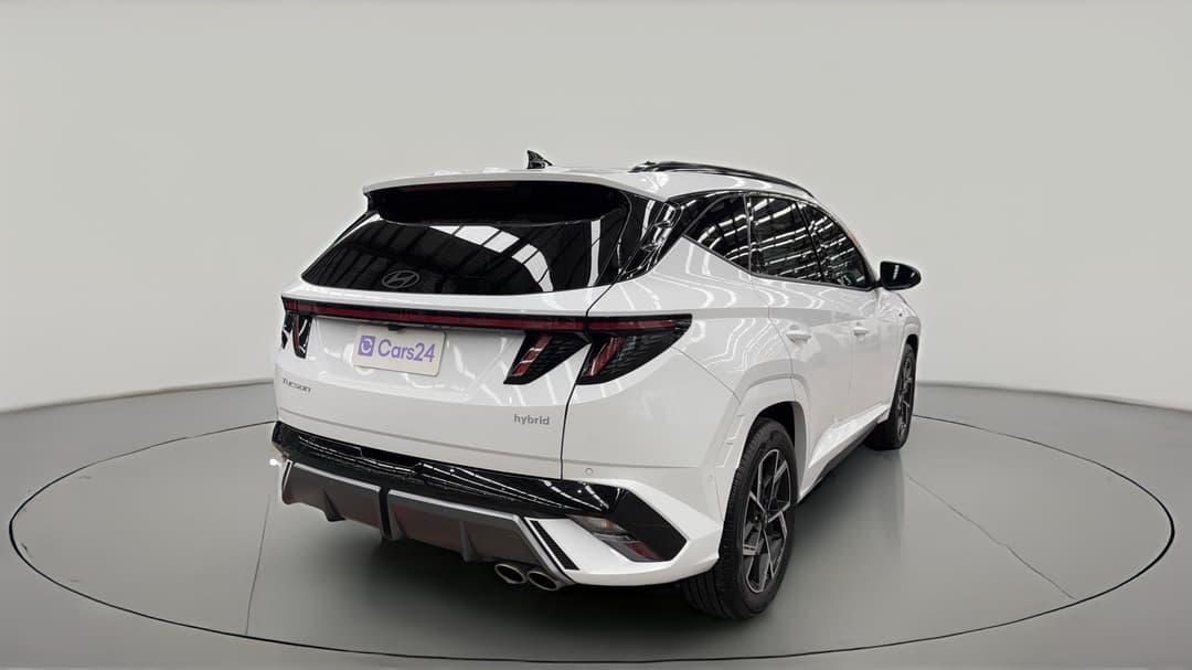 2025 Hyundai Tucson Premium N Line Hybrid (AWD), Automatic, 15318 km, Right Back Diagonal (45- Degree) View