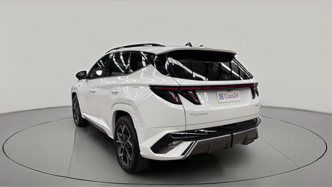2025 Hyundai Tucson Premium N Line Hybrid (AWD), Automatic, 15318 km, Left Back Diagonal (45- Degree) View