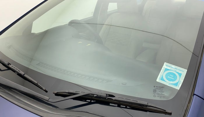 2019 Maruti Ciaz DELTA 1.5 SHVS MT PETROL, Petrol, Manual, 46,573 km, Front windshield - Minor spot on windshield