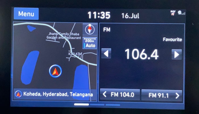 2020 Hyundai VENUE 1.0 TURBO GDI SX+ AT, Petrol, Automatic, 11,344 km, Touchscreen Infotainment System