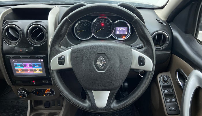 2018 Renault Duster RXZ AMT 110 PS, Diesel, Automatic, 57,349 km, Steering Wheel Close Up