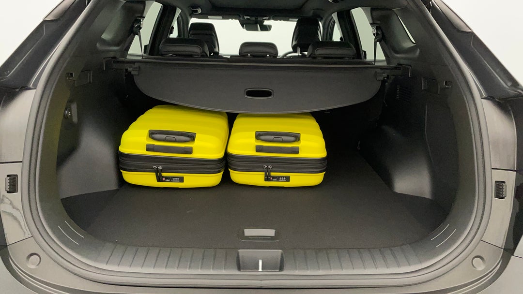 Boot Inside View with Luggage