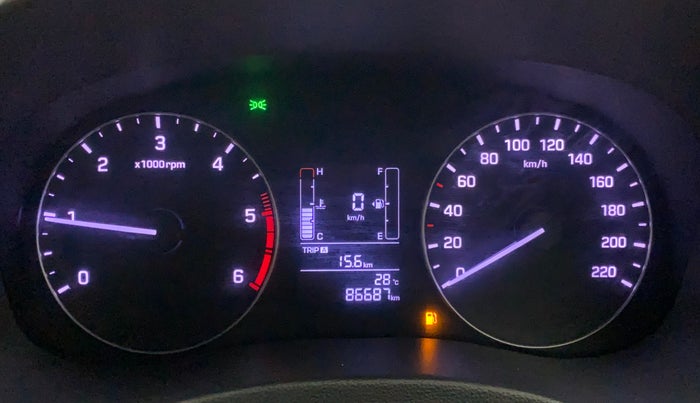 2017 Hyundai Creta SX 1.6 DIESEL, Diesel, Manual, 86,687 km, Odometer Image