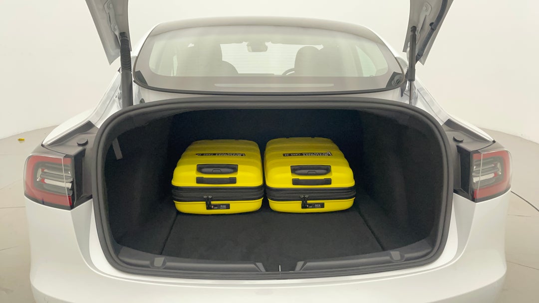 Boot Inside View with Luggage