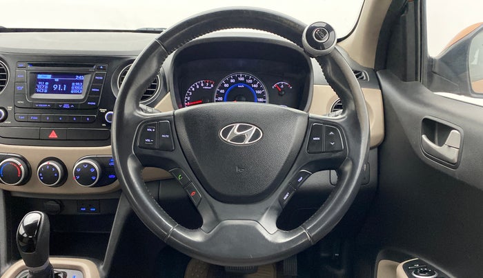 2015 Hyundai Grand i10 ASTA 1.2 AT VTVT, Petrol, Automatic, 50,166 km, Steering Wheel Close Up