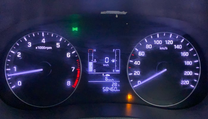 2017 Hyundai Creta SX PLUS 1.6 PETROL, Petrol, Manual, 58,527 km, Odometer Image