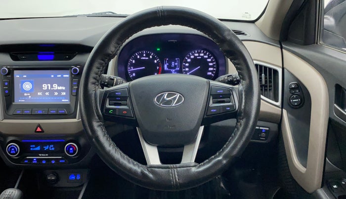2017 Hyundai Creta SX PLUS 1.6 PETROL, Petrol, Manual, 58,527 km, Steering Wheel Close Up