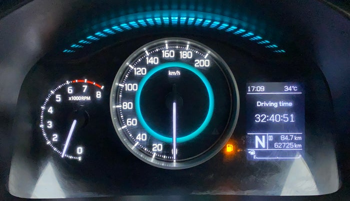 2017 Maruti IGNIS ALPHA 1.2 AMT, Petrol, Automatic, 62,725 km, Odometer Image