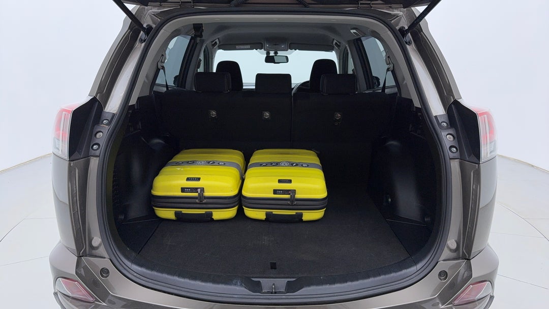 Boot Inside View with Luggage