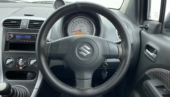2013 Maruti Ritz VXI, Petrol, Manual, 53,737 km, Steering Wheel Close Up