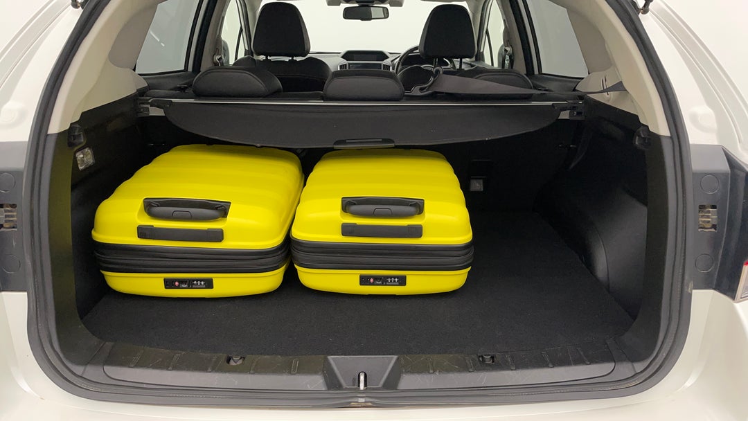 Boot Inside View with Luggage