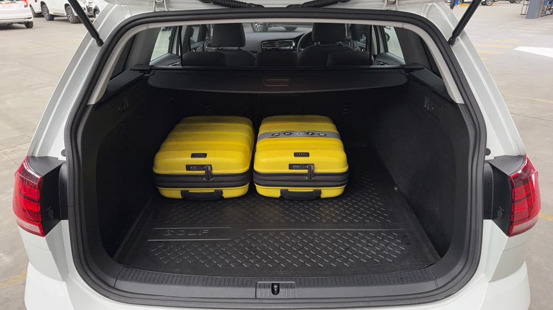 2019 Volkswagen Golf 110 Tsi Highline, Automatic, 75254 km, Boot Inside View with Luggage