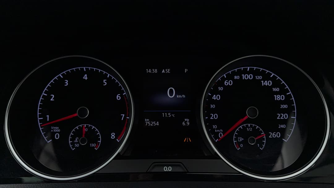 2019 Volkswagen Golf 110 Tsi Highline, Automatic, 75254 km, Odometer View