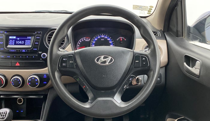 2014 Hyundai Xcent S 1.2, Petrol, Manual, 80,181 km, Steering Wheel Close Up