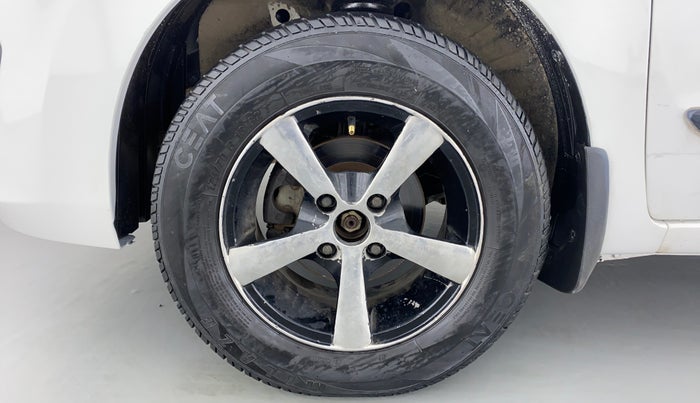 2014 Maruti Wagon R 1.0 LXI, Petrol, Manual, 59,604 km, Left Front Wheel