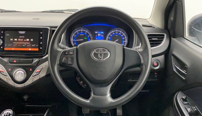 2021 Toyota Glanza G, Petrol, Manual, 19,577 km, Steering Wheel Close Up