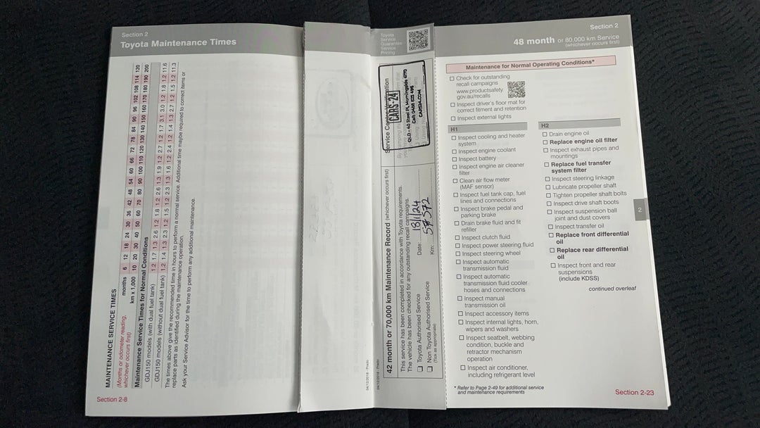 2019 Toyota Landcruiser Prado Gxl (4x4), Automatic, 57572 km, Service History