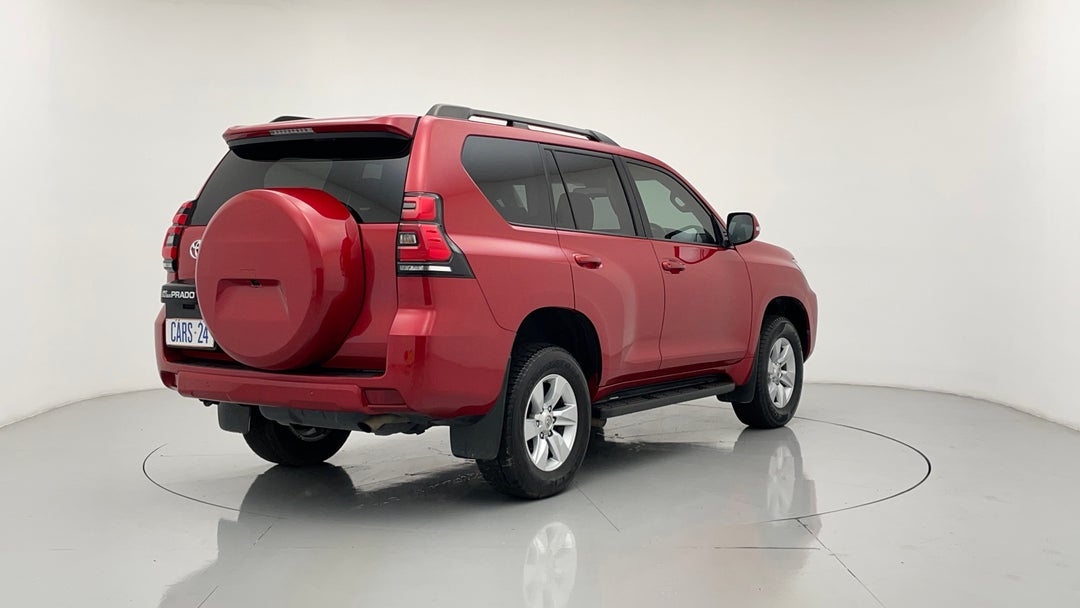 2019 Toyota Landcruiser Prado Gxl (4x4), Automatic, 57572 km, Right Back Diagonal (45- Degree) View