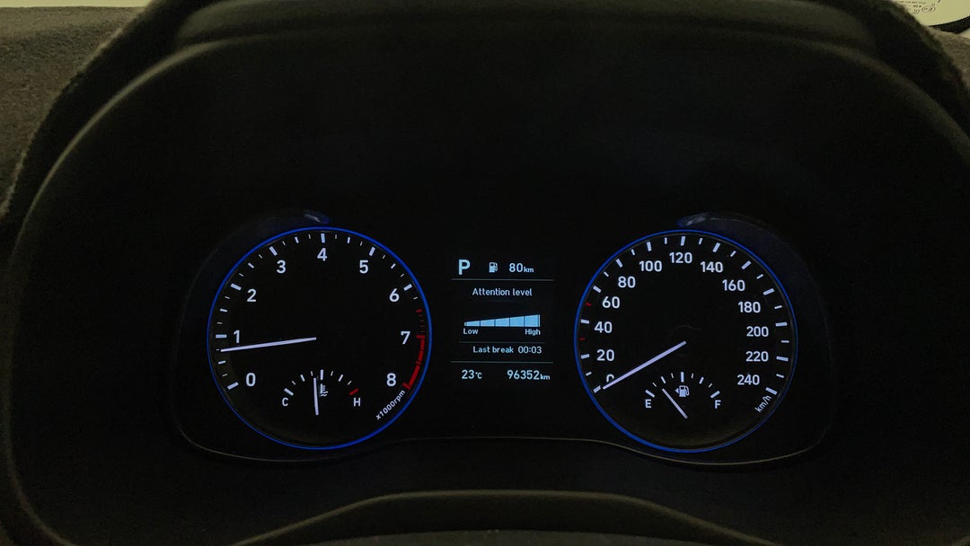 2020 Hyundai Kona Active (fwd), Automatic, 96352 km, Odometer View