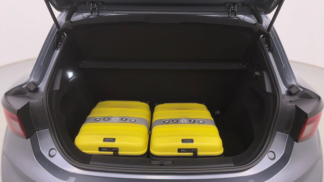 Boot Inside View with Luggage