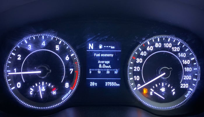2021 Hyundai VENUE SX 1.0 (O) TURBO IMT, Petrol, Manual, 37,490 km, Odometer Image